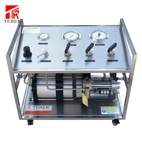 Air Driven Pump Nitrogen Testing Machine Pressurized Ultrahigh Pressure to 17000psi